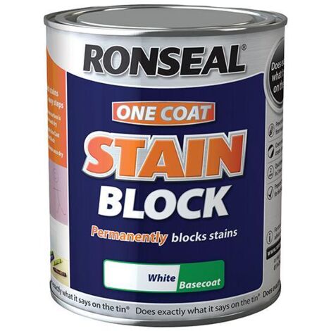 Ronseal One Coat Stain Block - White - 750ml (1/3)