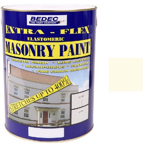 Bedec Extra Flex Masonry Paint - Gardenia - 5 Litre
