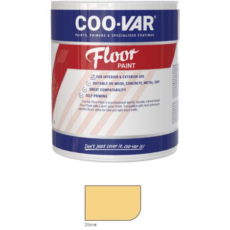 CooVar Floor Paint - Stone - 5 Litre