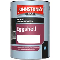 Johnstones Trade Eggshell - Brilliant White - 5 Litre