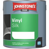 Johnstones Trade Vinyl Silk - Brilliant White - 2.5 Litre