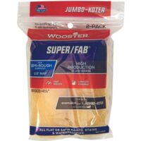 Wooster Jumbo Koter Super Fab 4.5" Mini Roller Sleeves 1/2" Nap Semi Rough - Twin Pack