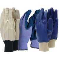 Town & Country Mens Gardening / Work Gloves -Triple Pack