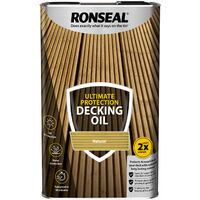 Ronseal Ultimate Protection Decking Oil - 5L - Natural - Natural