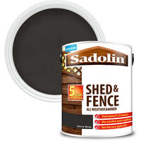Sadolin Shed and Fence Protector All Weather Barrier - Ebony Wood - 5L