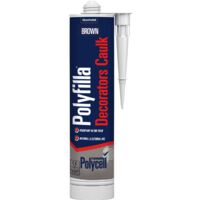 Polycell Trade Polyfilla Decorators Caulk Tube - Brown - 380ml