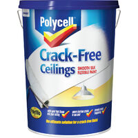 Polycell Crack Free Ceilings Flexible Paint Smooth - Silk - 5 Litres