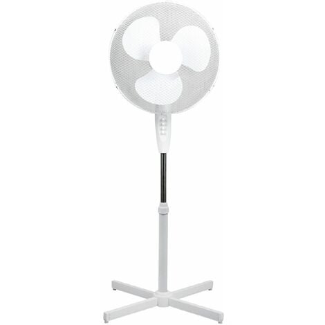 Prem-I-Air 16 Inch (40 cm) Oscillating Pedestal Fan with 3 Speed Settings -  White