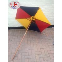 Kids Rainbow Multi-coloured Garden Parasol - Sun Shade - Children's Umbrella - MULTI COLOUR