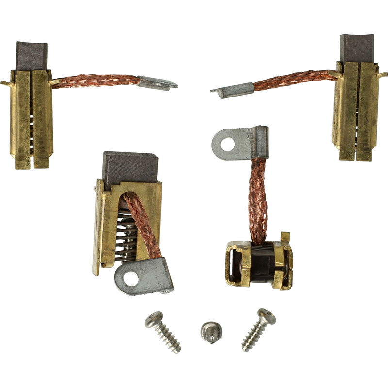 4 Spazzole In Carbone Per Dhollandia - 16,2 X 15,8 X 8,9 Mm, Compatibile Con Iskra Mahle, Per Riparazione Motori