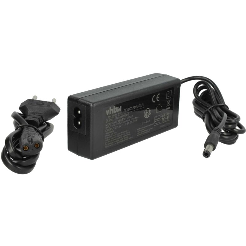 Alimentatore Vhbw Compatibile Toshiba Portege R500/R600/M700, 90W (15V / 6A), Cavo 2m, Nero