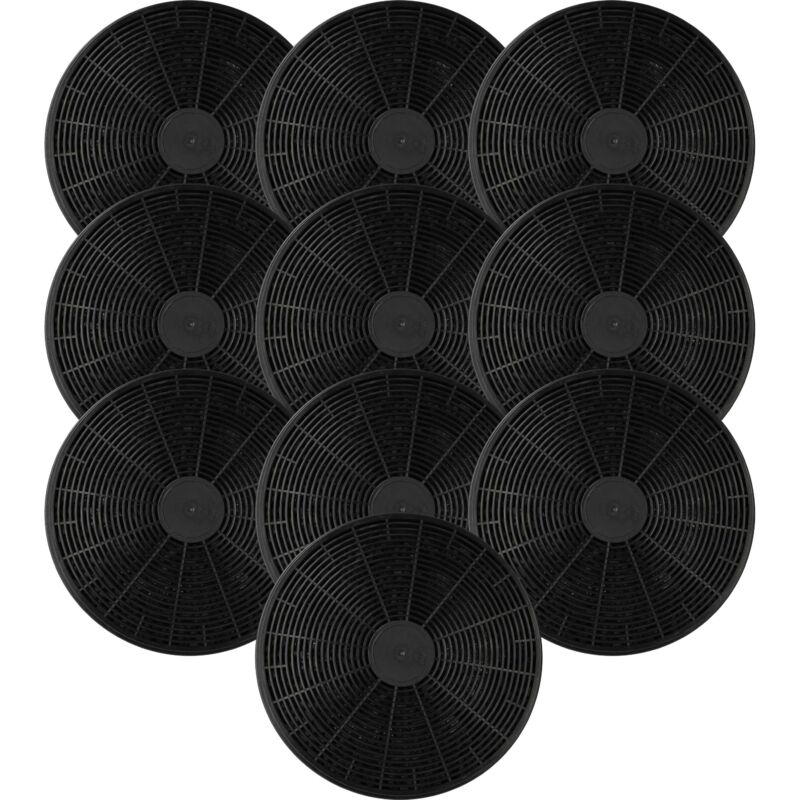 Vhbw 2x Filtro A Carboni Attivi Per Cappa Aspirante - Sostituisce Klarstein 10027530, CGCH2, 10027711, 10030983, K10001 - Diametro 17,5 Cm