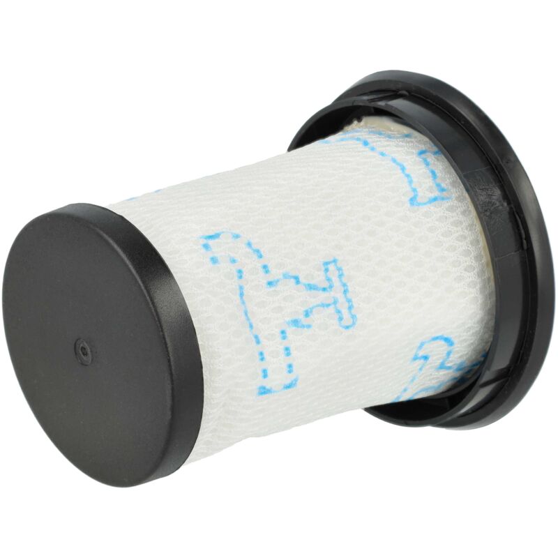 vhbw 2x filtro compatibile con Rowenta Silence Force Cyclonic Classic RO7212, RO7212EA aspirapolvere - Filtro aria di scarico, nero/bianco