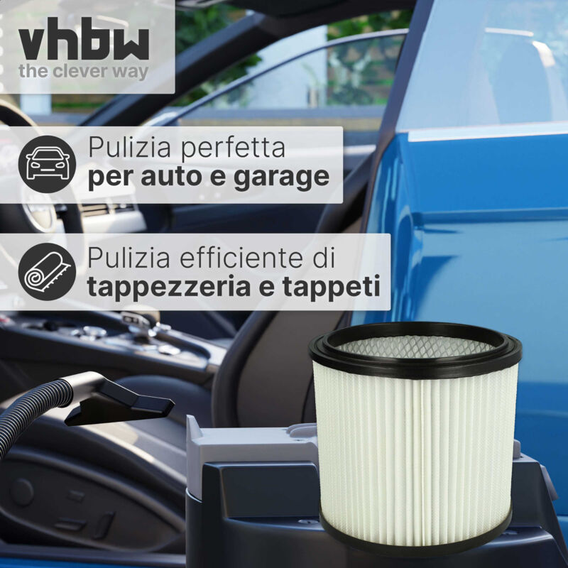 Filtro Karcher Wd3 Vhbw 3x Filtro A Pieghe Piatte Compatibile Con