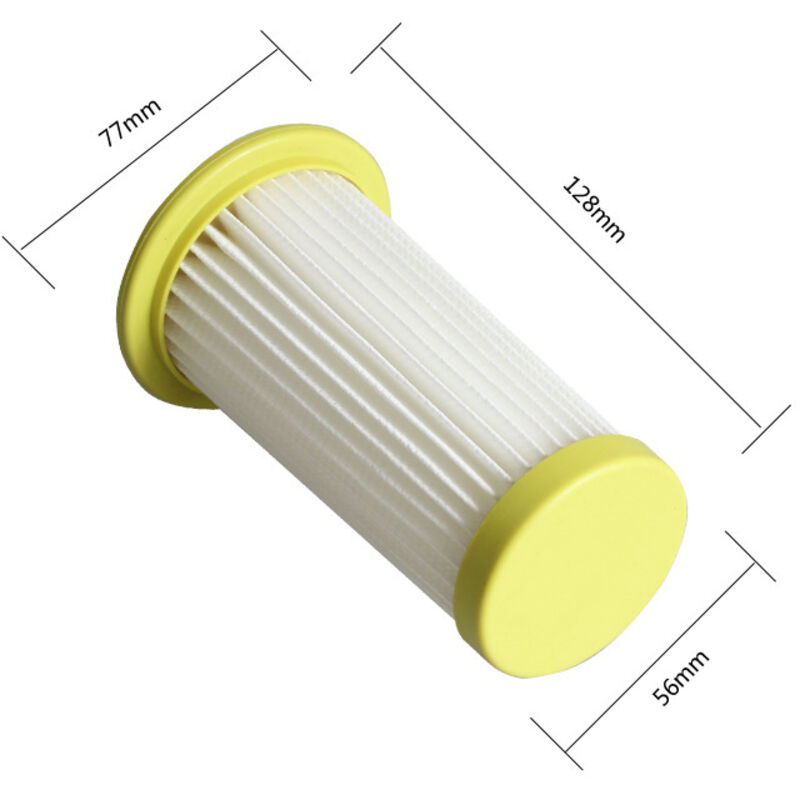 Vhbw Filtro A Pieghie Piatte Compatibile Con Philips HomeCare (FC8262/01, FC8280/01, FC8284/01 E Altri) - Ricambio Originale 432200520850 - 3