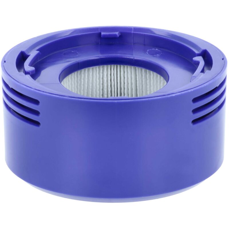 Vhbw Filtro A Pieghe Per Aspirapolvere – Compatibile Con Aqua Vac Boxter Ed Excell, Rotondo 18,8x16,5 Cm, Blu/Giallo