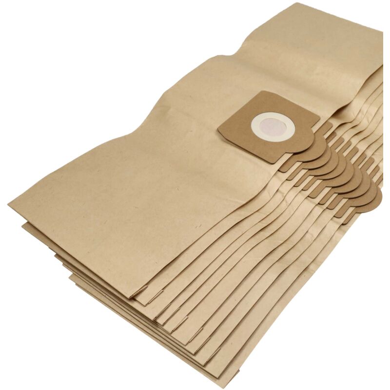 Vhbw 5 Sacchetti Per Aspirapolvere In Carta - Compatibili Con Würth ISS 55, Dimensioni 84x20 Cm, Marrone, Alta Resistenza - 2