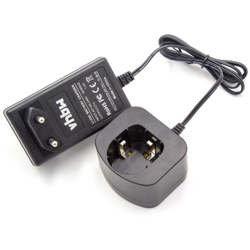 vhbw caricabatterie compatibile con Ryobi CHV-180L, CHV-18WDM, CID-1802M,  CID-1803L, CID-1803M, CID