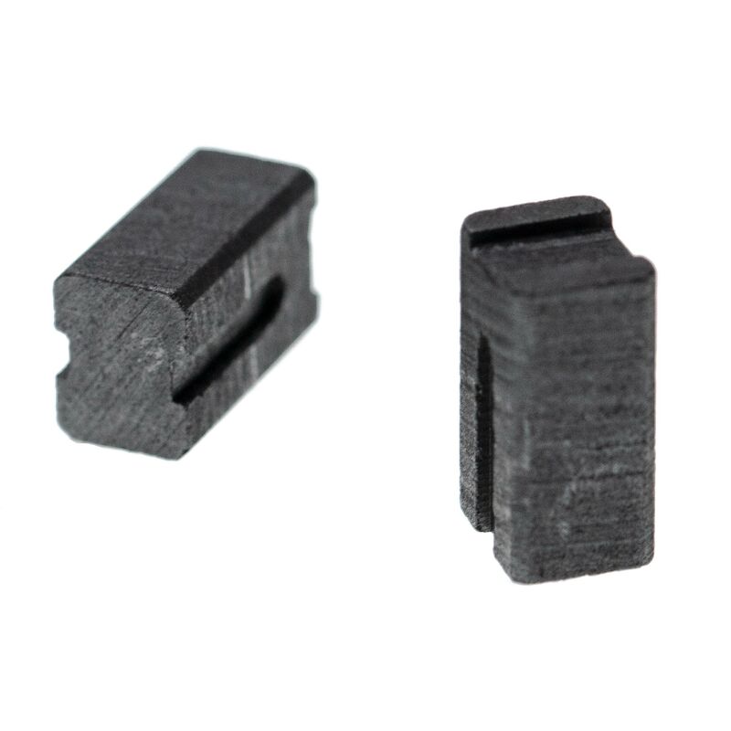 carboncini spazzole ricambio motore elettrico 2 pezzi 6x6x19.5 mm