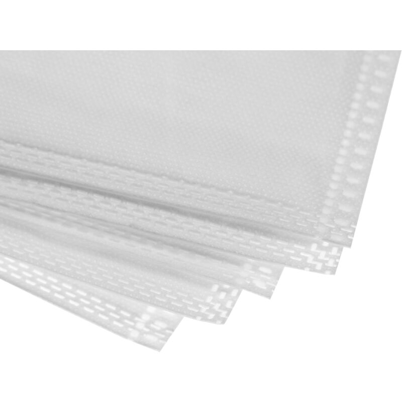 vhbw 10x sacchetti compatibile con Kärcher VC 5100, VC 5200, VC 5300  aspirapolvere - in microfibra, Typ F/J, 30cm x 30cm, bianco