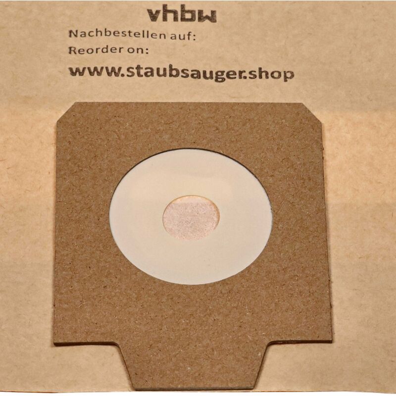 vhbw 10x sacchetto compatibile con GOLDSTAR 6000 aspirapolvere - in carta, 29cm x 17,5cm
