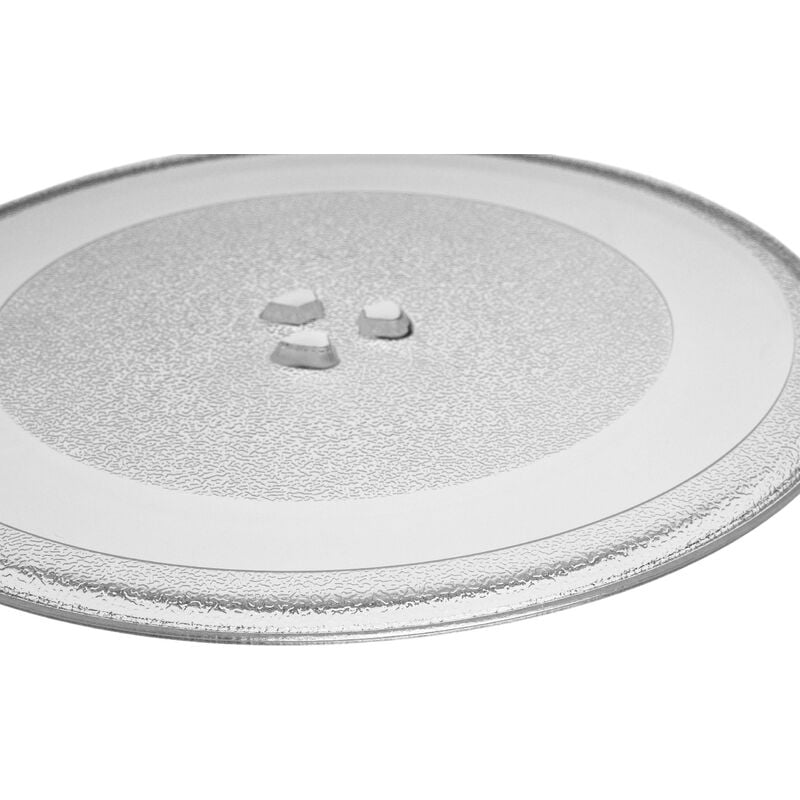 Vhbw piatto universale per diversi forni a microonde ad es. compatibile con  Bosch, Siemens, Bauknecht - Piatto girevole, 31,5 cm, vetro trasparente