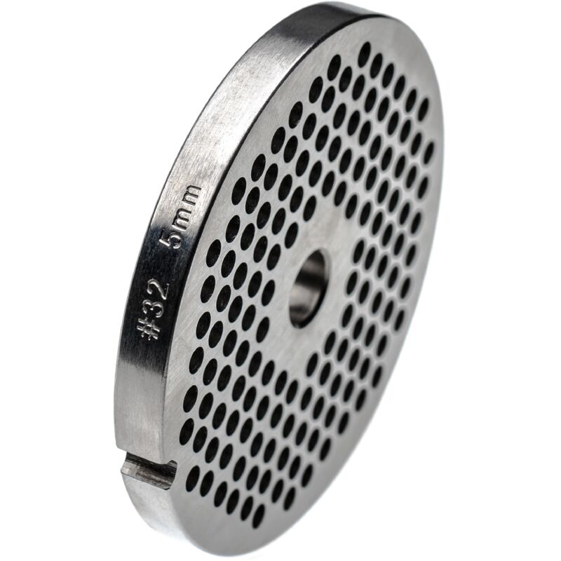 BSD Griglia Disco Forato Piastra per Tritacarne n. 22 (Diametro dei Fori: 4 mm