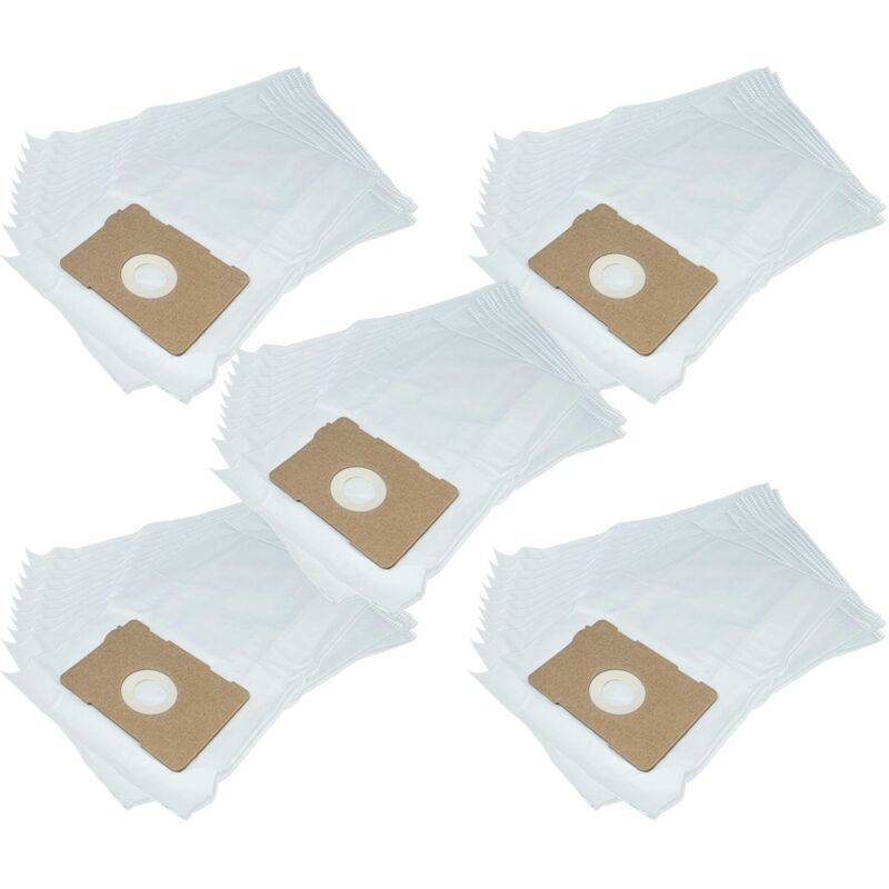 Vhbw 10x Sacs Compatible Avec Protool / Festool FB-VCP 260 E-L, VCP 260 E L Vcp 260 E M Aspirateur Microfibre Non Tissee 66cm X 28cm Blanc 85161140
