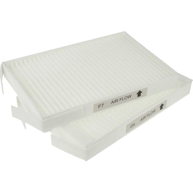 Set Di 4 Filtri Vhbw Per Ventilazione Paul Climos 200 - Filtri M5 E F7, Dimensioni 17x17x4.5 Cm, Per Polvere E Polline, Bianchi