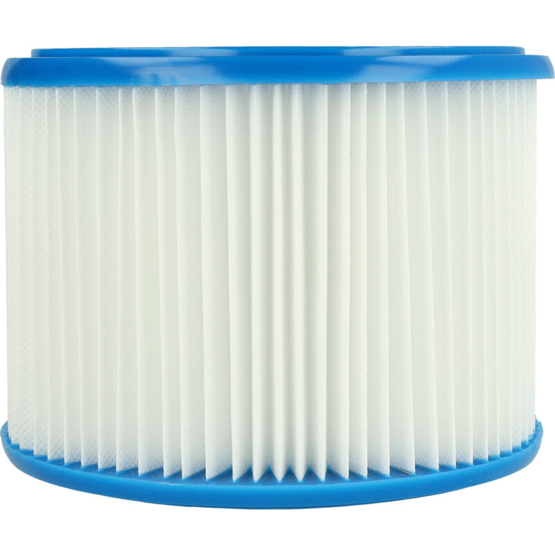 vhbw set da 10x filtro a pieghe piatte compatibile con Nilfisk Attix 30-01, 30-01  PC, 30-11 PC aspiratore umido/secco - cartuccia filtrante