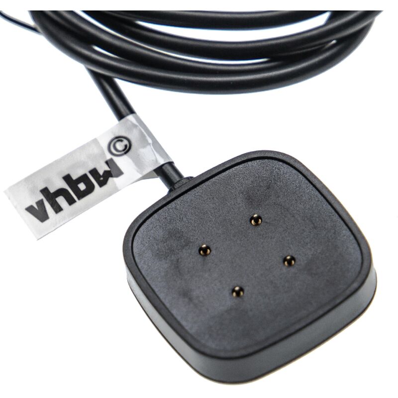 Caricatore Compatibile con Fitbit Versa 4 / Versa 3 Fitbit Sense 2 /Sense, USB Caricabatterie, Caricabatterie di Ricambio, Ricambio Cavo Magnetico di Ricarica Caricabatteria, 3,3FT/100CM (Nero