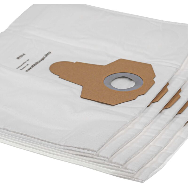 Vhbw 5x Sacchetto Compatibile Con Hoover S2046 / S 2046, S2047 / S 2047 S 2047 S2048 S 2048 S2049 S 2049 Aspirapolvere In Microfibra Bianco 83888455