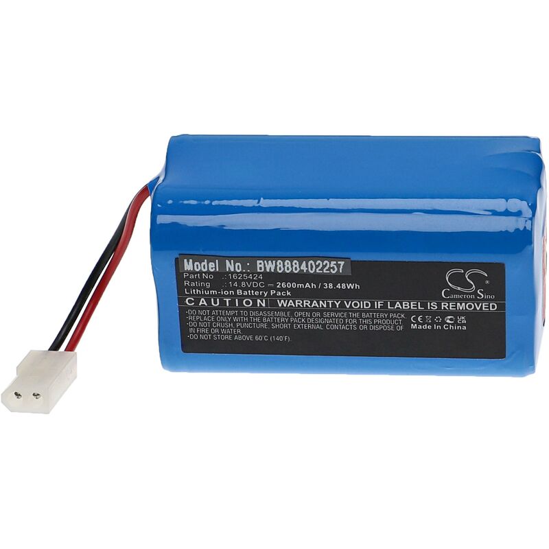vhbw batteria compatibile con Bissell SpinWave 2859, 3115, Wet aspirapolvere  home cleaner (2600mAh, 14,8V, Li-Ion)