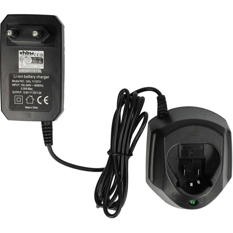 vhbw caricabatterie compatibile con BTI A-S2 12 V, A-ST 12 V, A-UM 12V