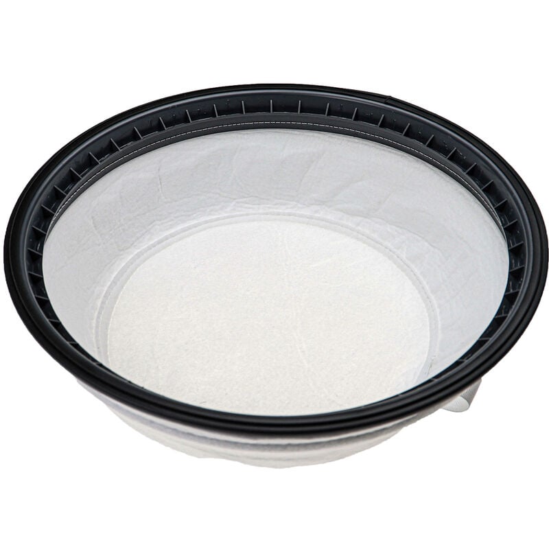 vhbw filtro a sacco compatibile con Nilfisk Saltix 10, VP300 Eco EU  aspiratore per secco, aspirapolvere - Filtro di ricambio, nero / bianco