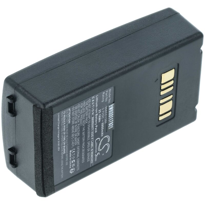 Vhbw Batteria Sostitutiva Per Datalogic Falcon X3 – 5200mAh, 3,7V, Li-Ion, Sostituisce BT-10, BT-26, 94ACC1386