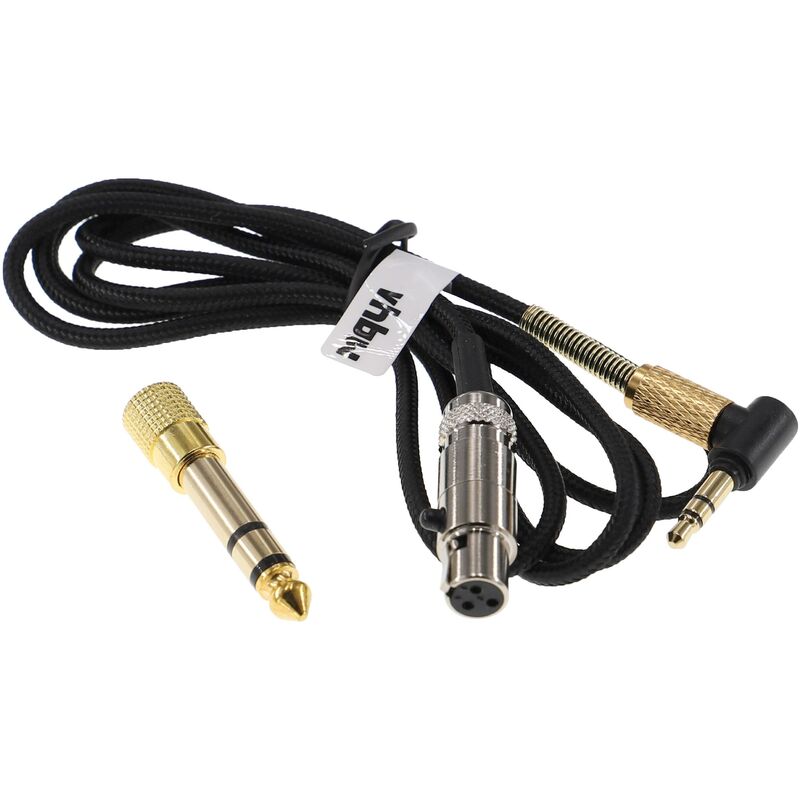 vhbw cavo audio AUX compatibile con AKG K240 Studio cuffie - Con jack da  3,5 mm a 6,3 mm, 1,2 m, nero
