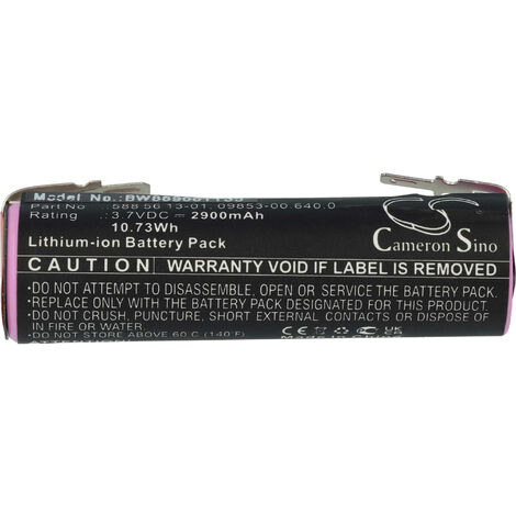 vhbw batteria compatibile con Motorola T720, V720i, V810, T720i, V720, RokR E1 smartphone cellulare (700mAh, 3,7V, Li-Ion