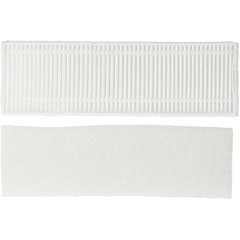 Vhbw Kit Filtri HEPA + Spugna Per Aspirapolvere Ecovacs Deebot N79, N79S – Set Di Ricambio 2 Pezzi - 2