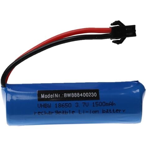 batteria litio 3.7 volt 3200mAh li-ion ricaricabile 1865 1 pezzo