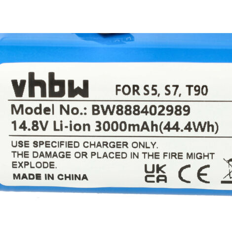 vhbw batteria compatibile con Proscenic 850T home cleaner (2900mAh, 14,8V,  Li-Ion)