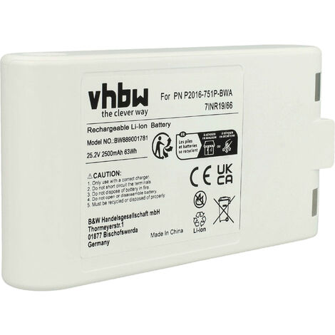 vhbw batteria compatibile con Xiaomi G10 Plus, aspirapolvere