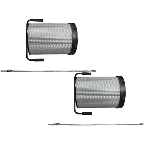 vhbw 2x cartuccia polveri fini compatibile con Holzmann unità di aspirazione ABS1500FF impianto di aspirazione - Con spazzola di pulizia (1/5)