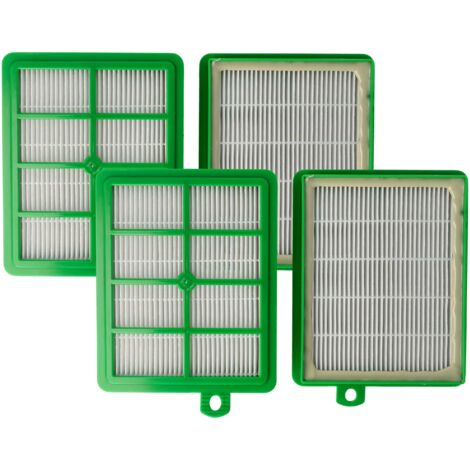vhbw Filter Set Compatible with Philips PowerPro Active
