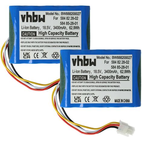 vhbw batteria compatibile con Husqvarna Automower 315 Modell 2016, 315 Modell 2015, 310 Modell 2018 rasaerba 3400mAh 18,5V Li-Ion (1/5)