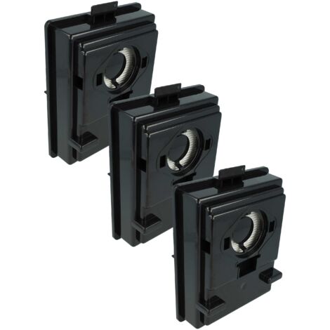 vhbw 3x filtro sostituisce Rainbow 9280000, Hepa 2 per aspirapolvere - filtro aria fine nero (1/5)