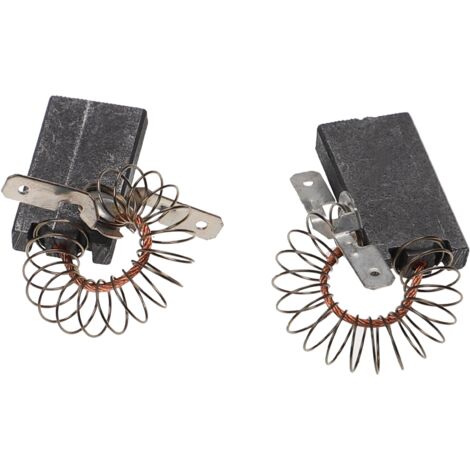 Vhbw 2 Spazzole In Carbone Per Lavatrice - Compatibili Indesit C00140840 - Con Base E Molla - 40x5x13,5 Mm - 4