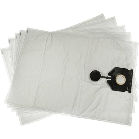 vhbw 5x sacchetto sostituisce Kärcher 2.889-154.0 per aspirapolvere - microfibra, 64cm x 44,5cm Bianco (1/5)