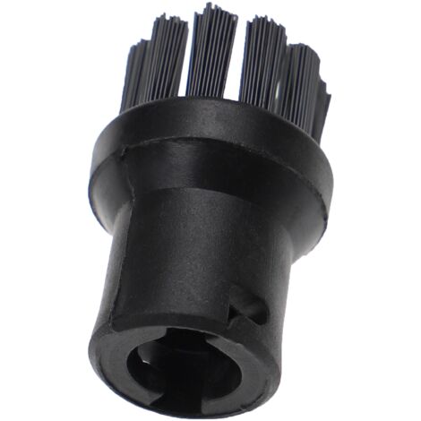 Spazzola rotonda in ottone per pulitore a vapore Karcher SC 1 2 3 4 1020, nero