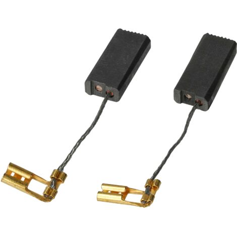 vhbw 2x spazzola carbone 5 x 12 x 40 mm compatibile con vasca con